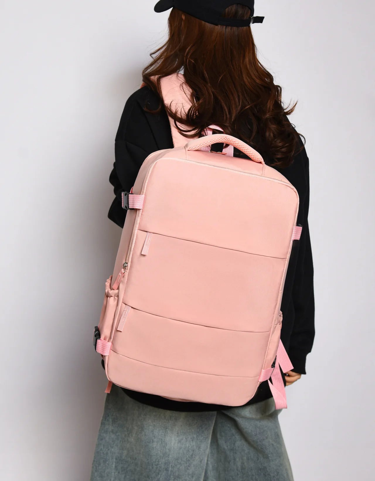 Couples Leisure Lightweight Backpack Travel Backpack Female New Backpack Student Schoolbag Large Capacity Travel Commuter Luggag - Smarsty