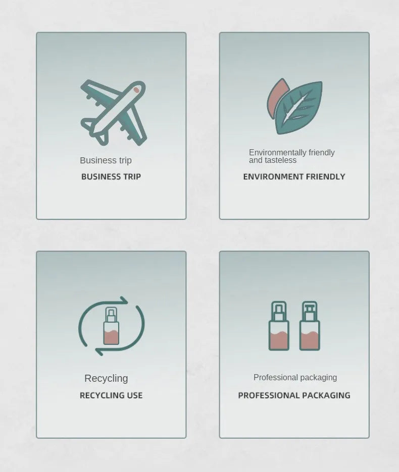 Clear Airless Pump Bottle for Travel Size Creams - Smarsty