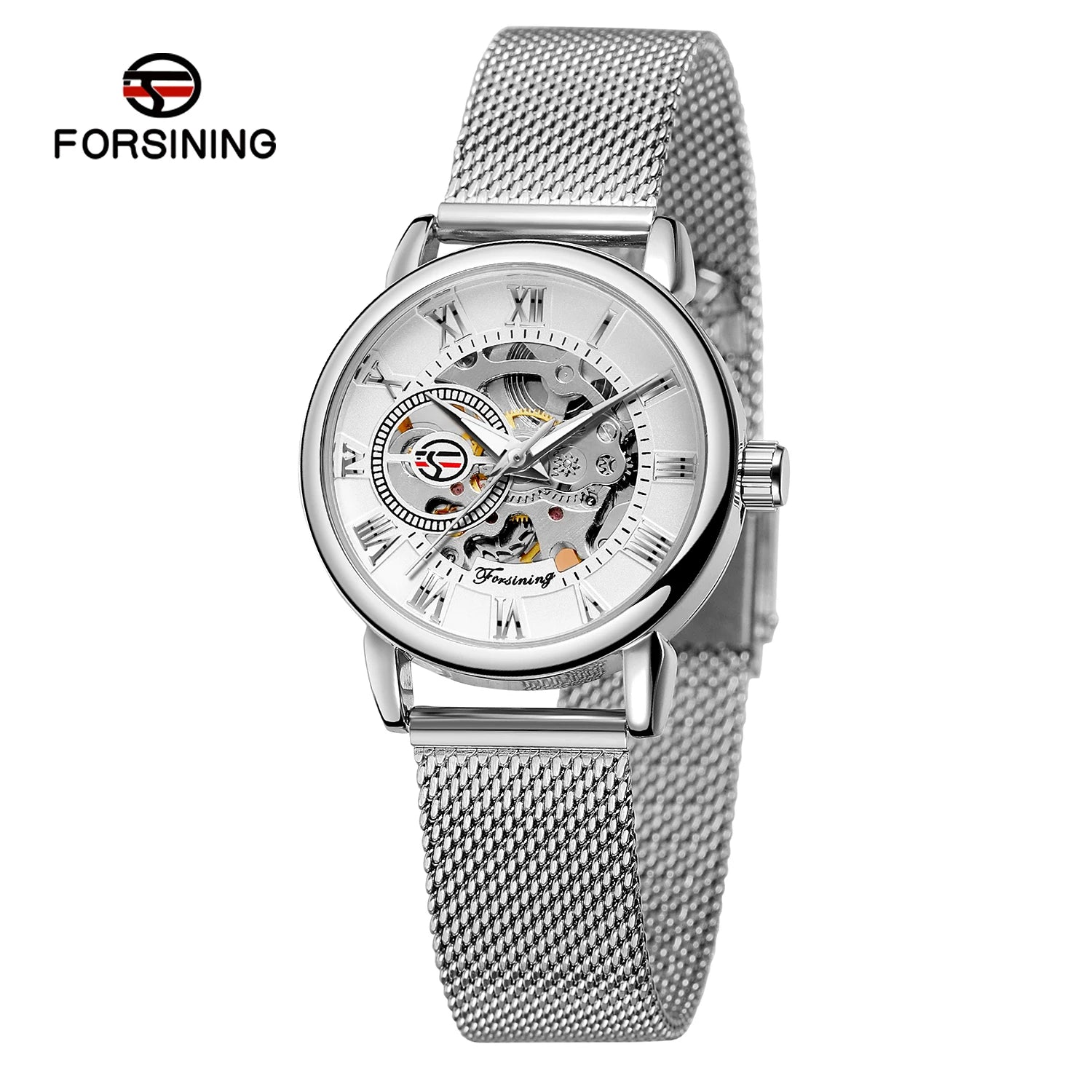 Luxury Skeleton Mechanical Women's Watch Stainless Steel - Smarsty