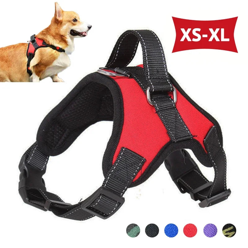 Reflective Adjustable Dog Harness for No Pull Training - Smarsty