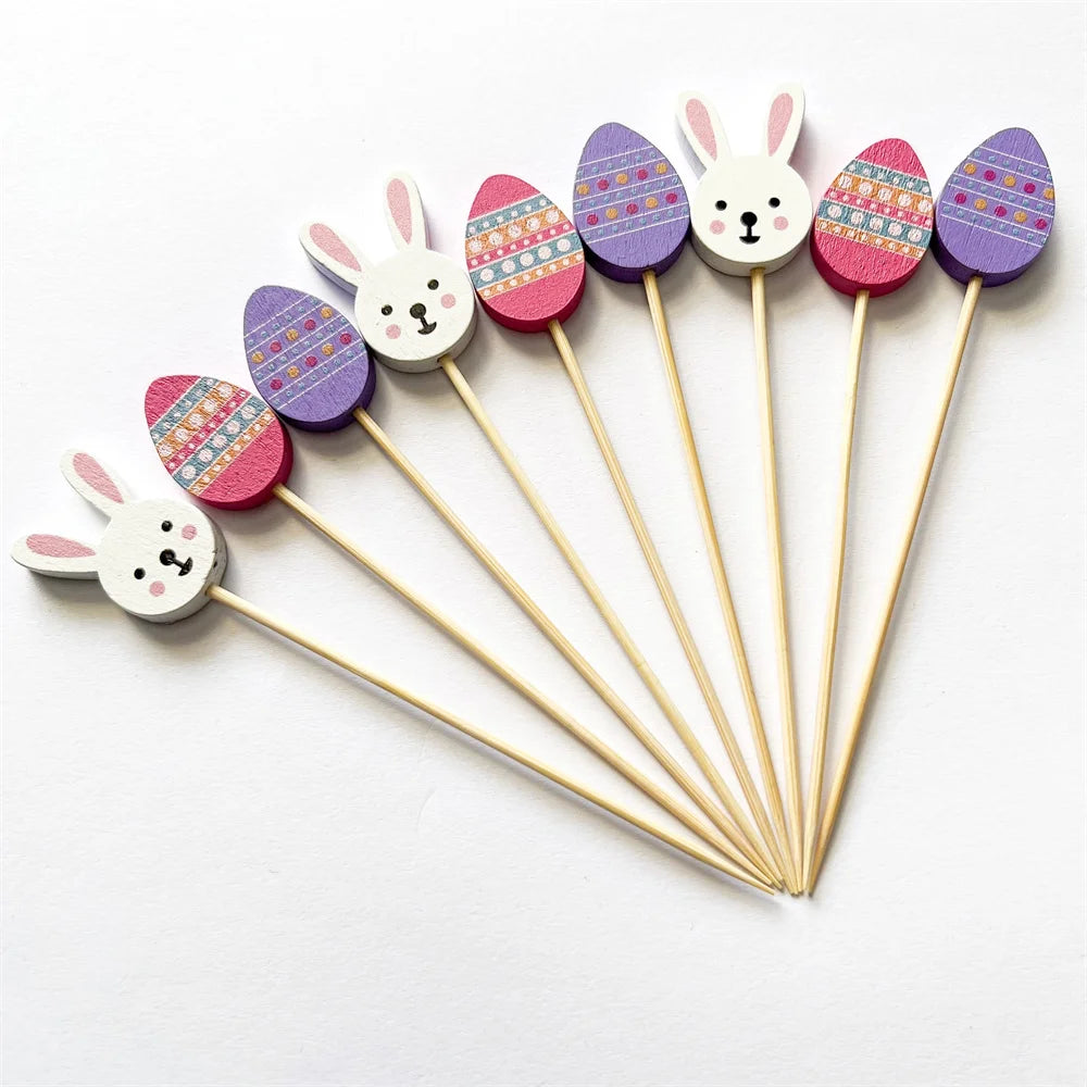 Easter Disposable Bamboo Skewers for Festive Decor - Smarsty