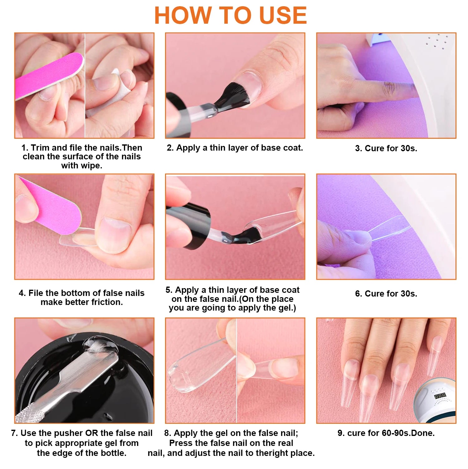 Multifunctional Non-Stick Nail Gel for Home Manicure - Smarsty