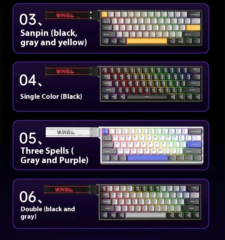 Mechanical Gaming Keyboard With Magnetic Switch And RGB
