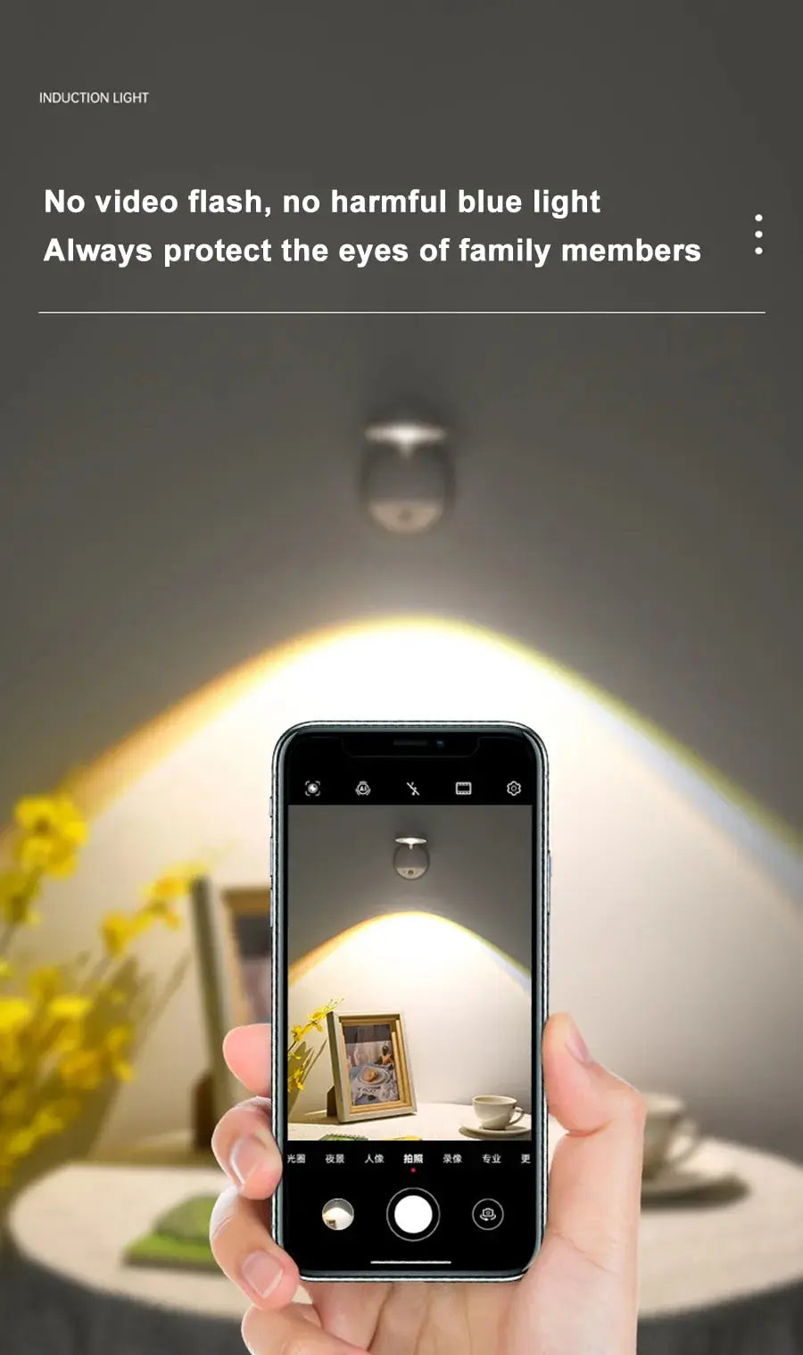 Wireless LED Motion Sensor Night Light for Home - Smarsty