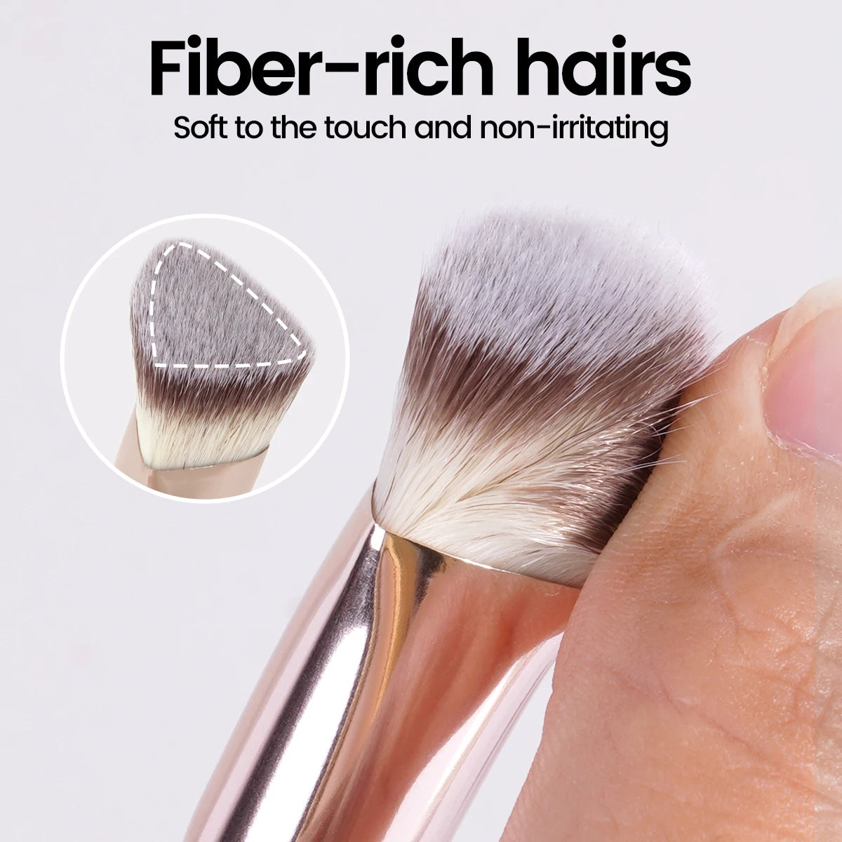 MAANGE Triangle Under Eye Concealer Brush for Flawless Blending - Smarsty