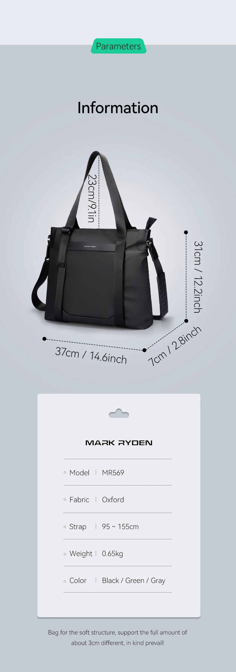 Mark Ryden Leather Messenger Bag Men Crossbody Spacious - Smarsty
