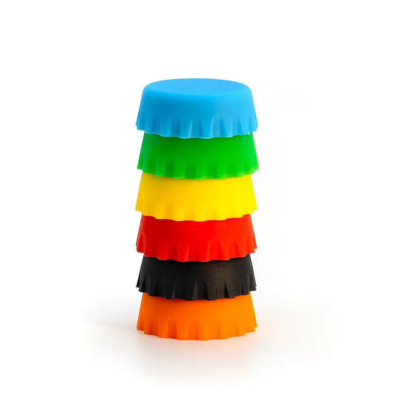 Candy Color Silicone Beer Bottle Caps for Home Brewing - Smarsty