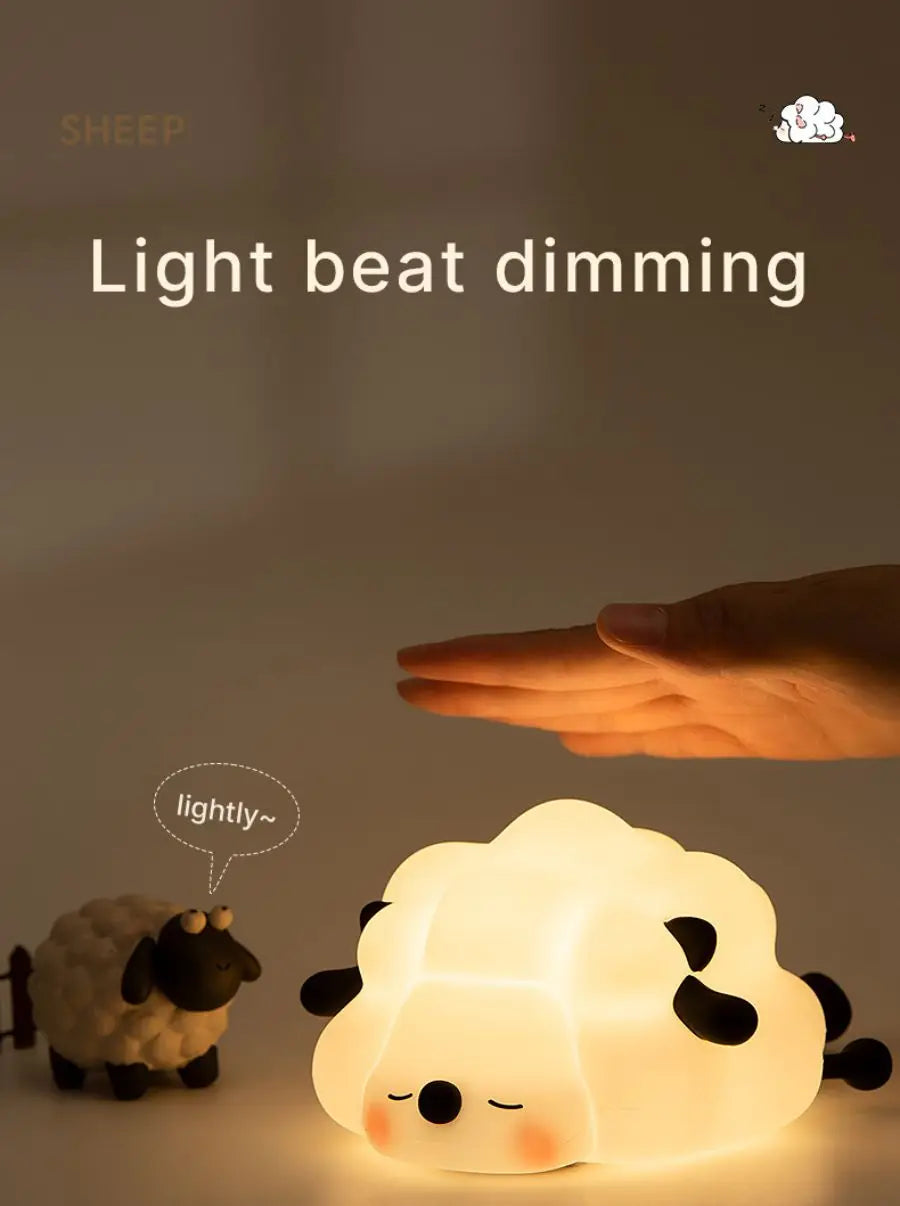 Cute Silicone LED Night Light for Kids Bedroom - Smarsty
