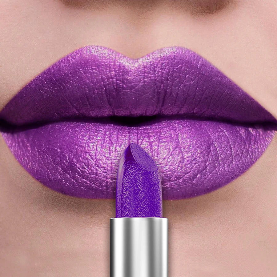 Bold Metallic Lipstick Set for Long Lasting Shine - Smarsty
