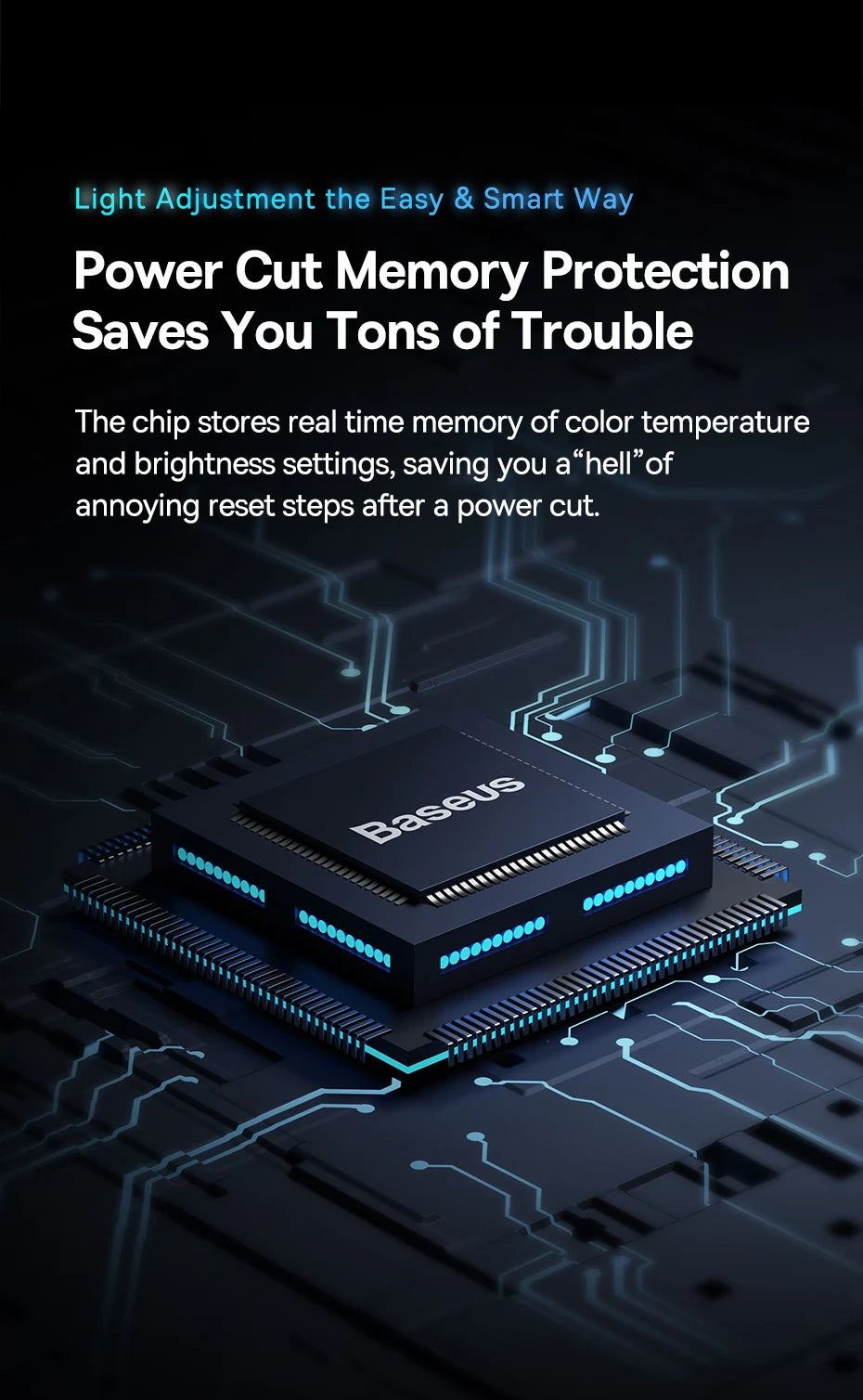 Baseus LED Screen Light Desk Lamp for Reading - Smarsty