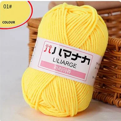 Soft Cotton Knitting Yarn for DIY Baby Sweaters - Smarsty