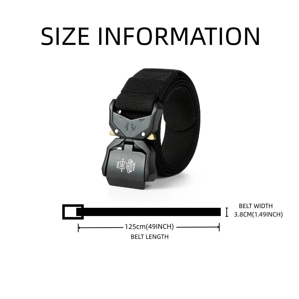 Quick Release Elastic Belt for Men Casual Training - Smarsty