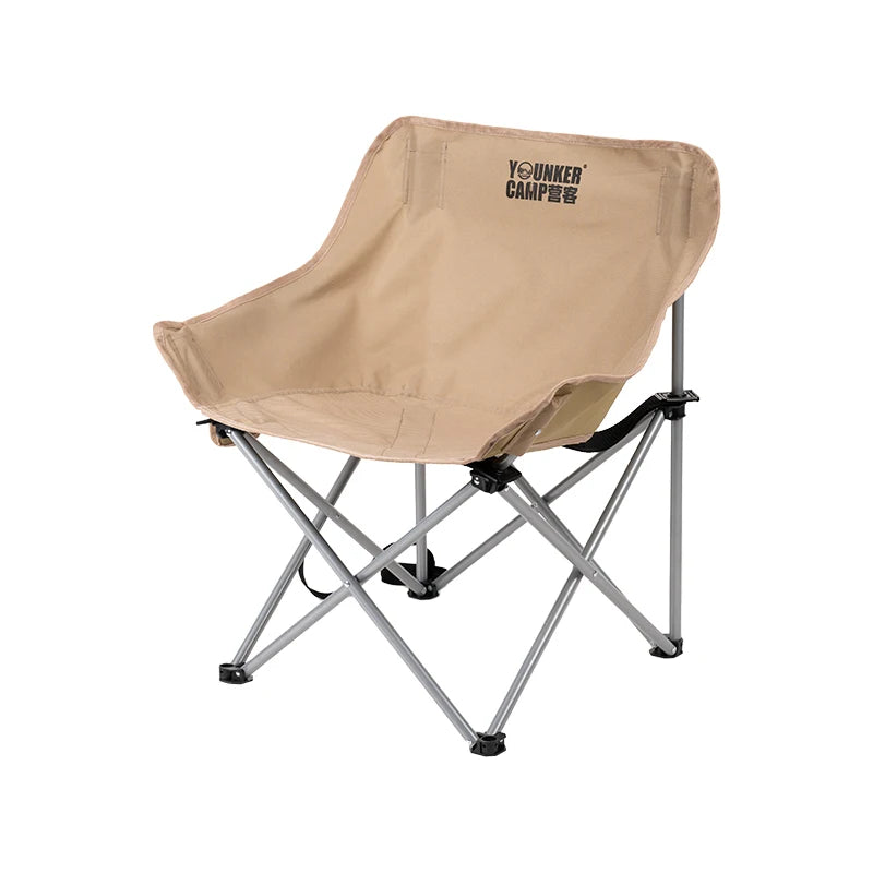 Outdoor Folding Moon Chair Portable Chair Camping Chair Picnic Gear Fishing Small Horse Stool Student Sketching by Smarsty