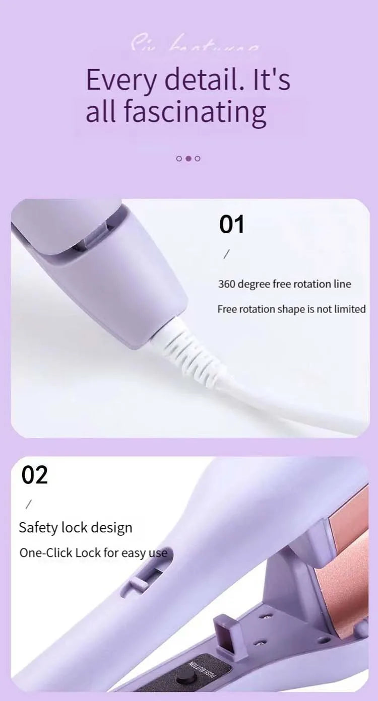 32MM Automatic Electric Curling Iron for Long Lasting Curls - Smarsty