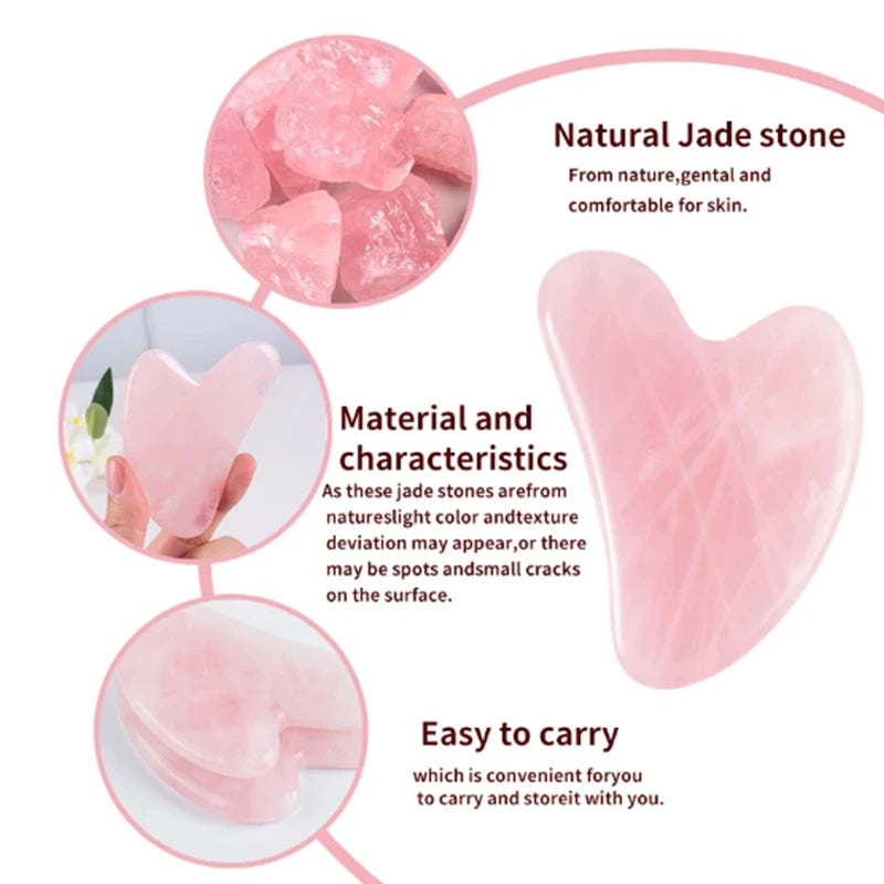 Natural Stone Gua Sha Tool for Firm Skin Care - Smarsty