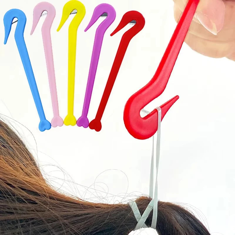 Disposable Elastic Hair Band Cutter Tool for Easy Ponytail Removal - Smarsty