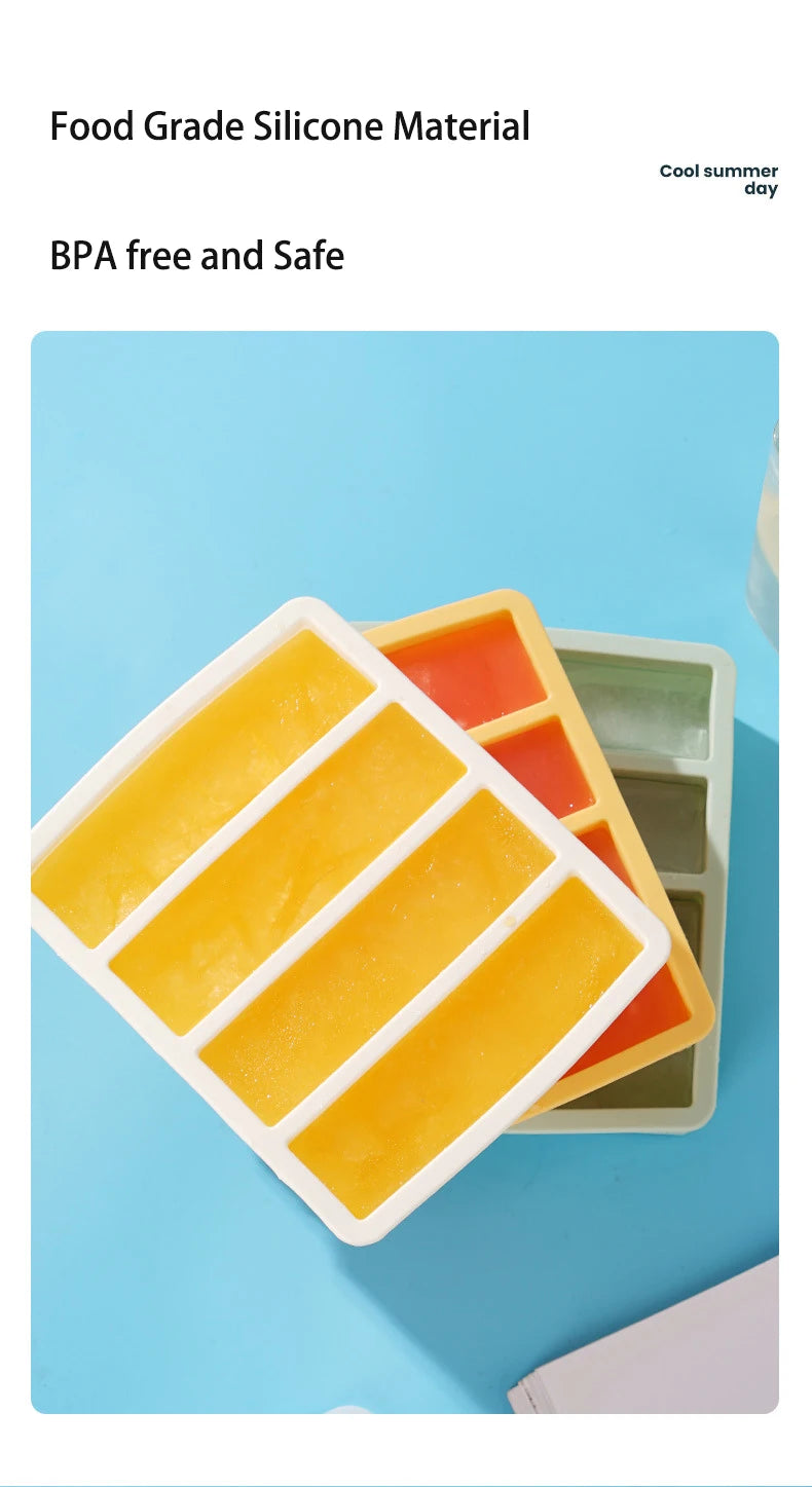 Giant Silicone Ice Cube Tray for Easy Release - Smarsty