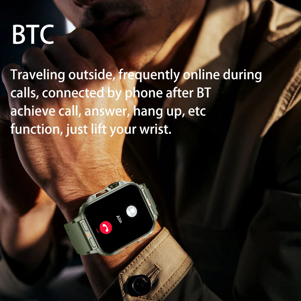 2024 Outdoor Military Smart Watch with IP68 Waterproof - Smarsty
