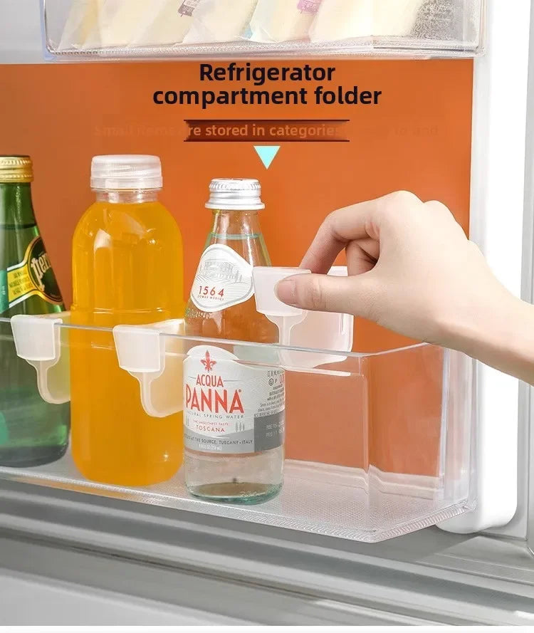 Efficient Refrigerator Kitchen Organizer Shelf Storage Dividers for Eggs Bottles and Other Items organizer kitchen fridge by Smarsty