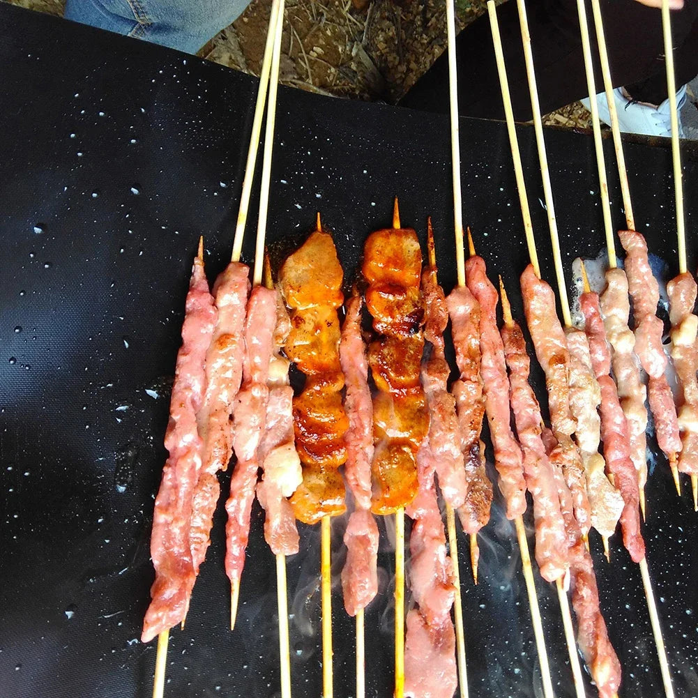 Non-Stick BBQ Grill Mat for Easy Cleanup - Smarsty