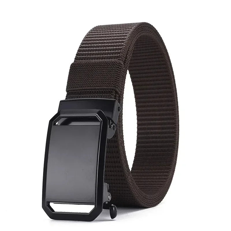 Canvas Tactical Belt For Men With Automatic Buckle - Smarsty