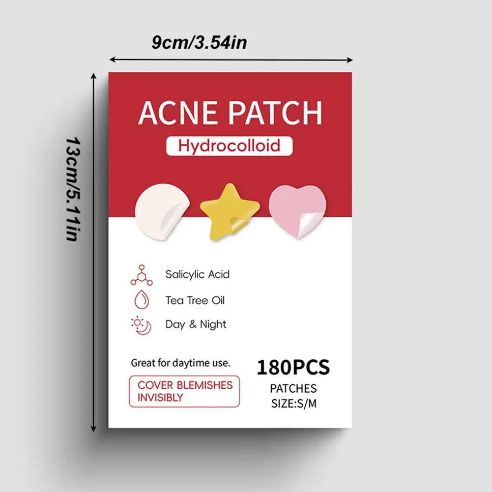 360 Pcs Colorful Hydrocolloid Acne Patches for Quick Healing - Smarsty