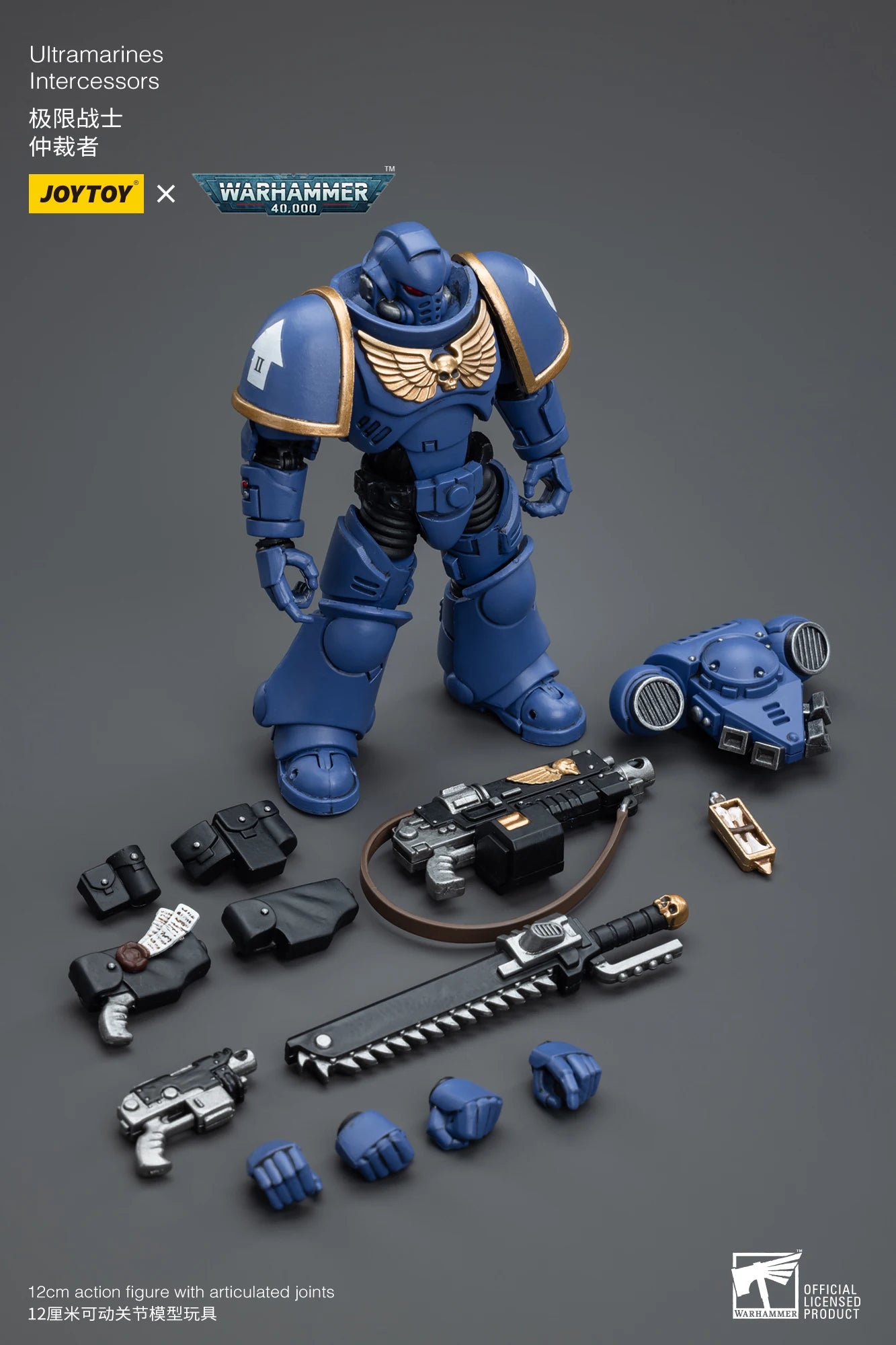JOYTOY Warhammer 40k 1/18 Action Figures Anime 13.6cm Imperial Fists Legion Cataphractii Terminator Squad Collection Model Toys