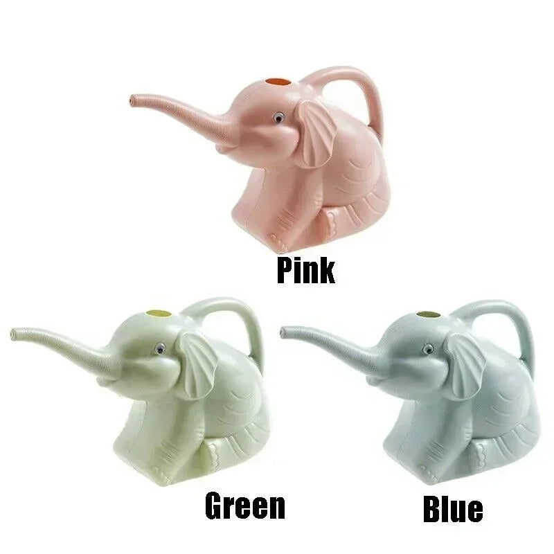 Cute Elephant Shape Watering Can for Kids Gardening - Smarsty