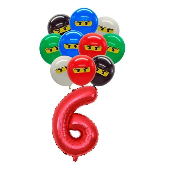 Ninja Theme Birthday Party Disposable Tableware Set - Smarsty