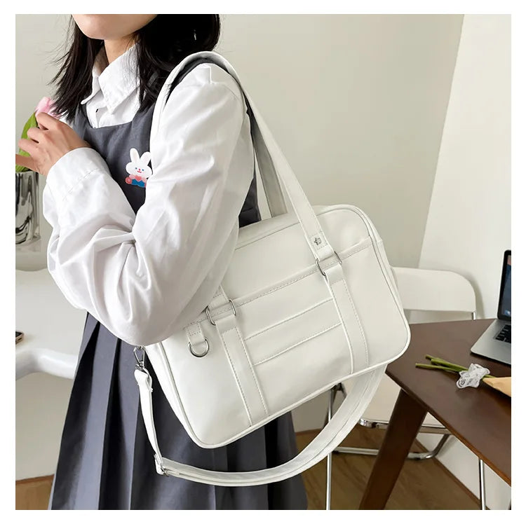 Japanese Style JK Bag Women PU Leather Crossbody Bag - Smarsty