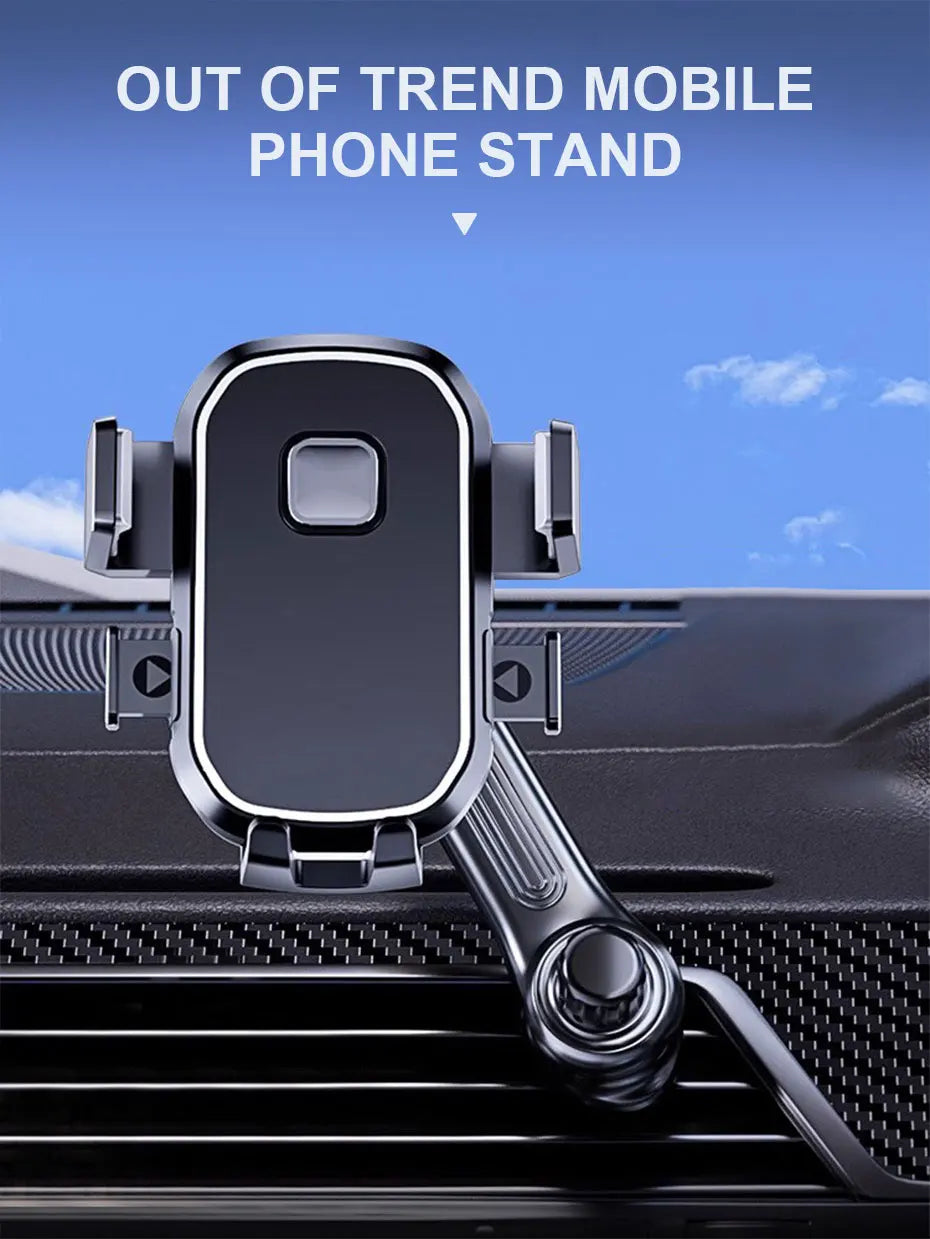 BLALION Car Phone Holder Gravity GPS Support 360 Degree Rotatable Anti Shaking Car Air Vent Mount For IPhone Pro Xiaomi Samsung - Smarsty