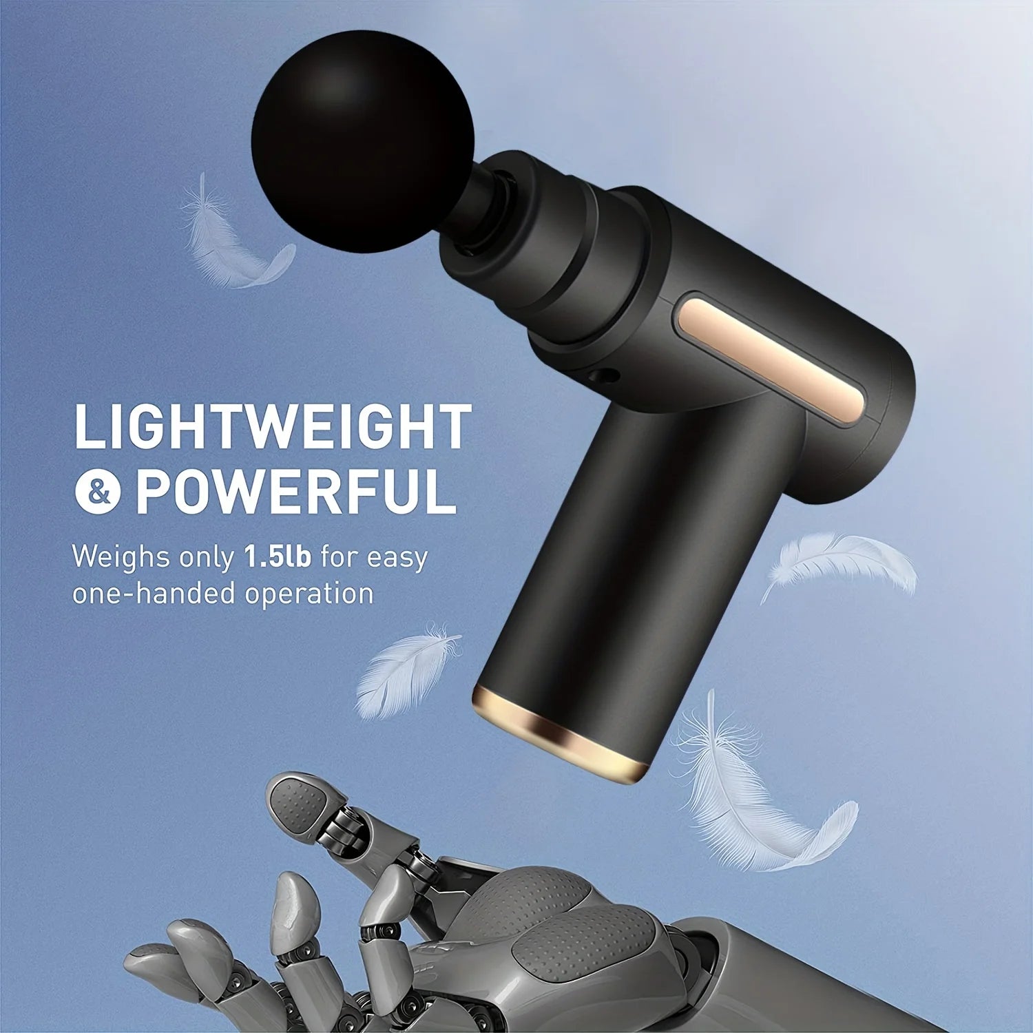 Portable Vibration Massage Gun for Deep Muscle Relaxation - Smarsty