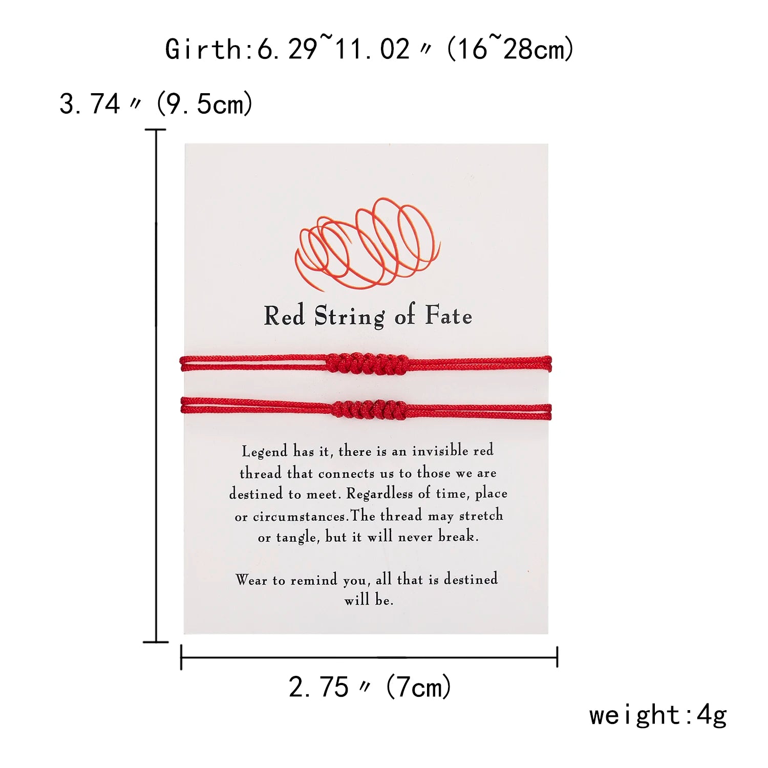 Handmade Lucky Red String Bracelet for Protection and Success - Smarsty
