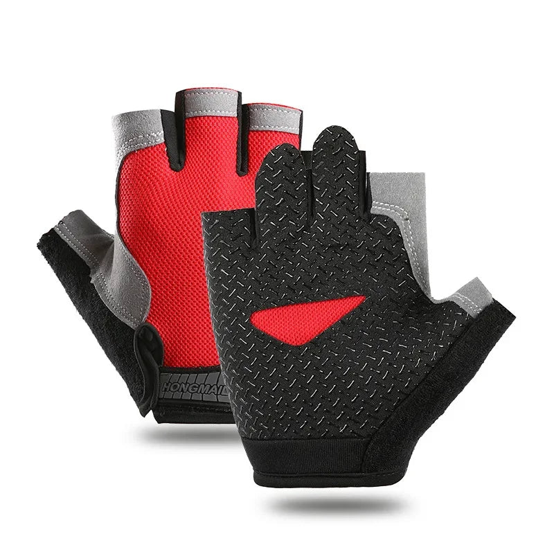 Breathable Half Finger Cycling Gloves Anti Slip Shock Absorption - Smarsty