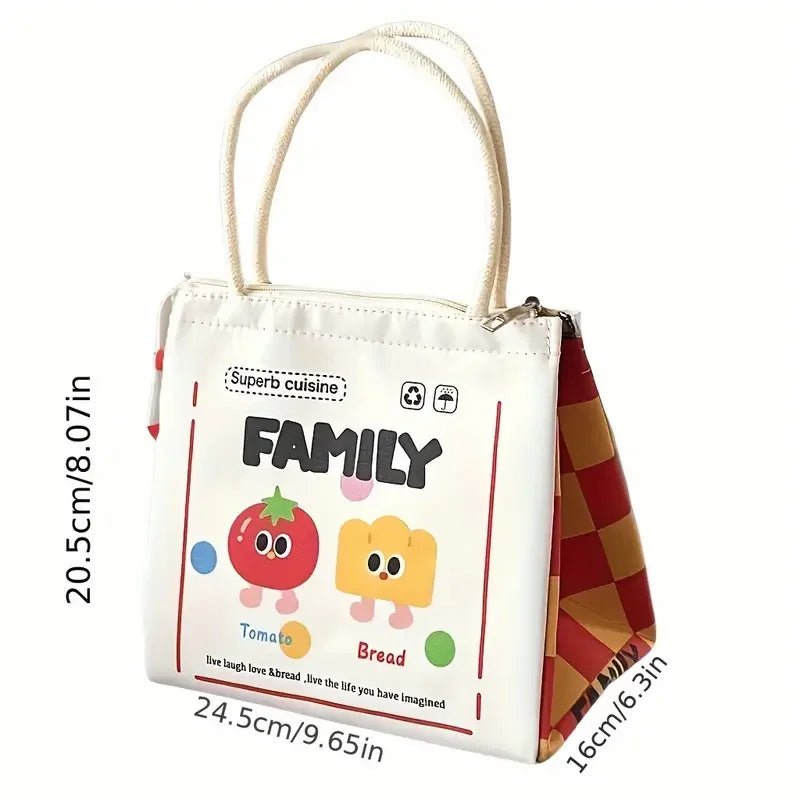 Cute Kitten Insulated Lunch Box Bag With Large Capacity - Smarsty