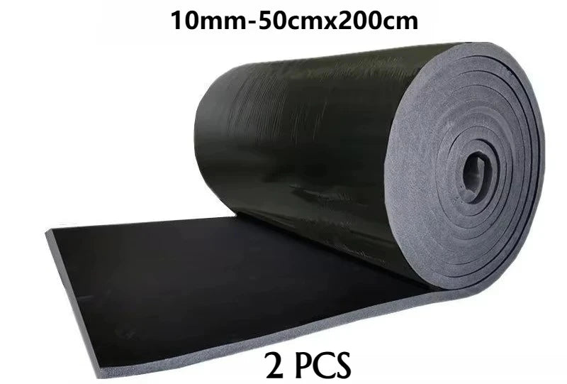 Self-adhesive Rubber Foam Roll Versatile Soundproofing Insulation Easy-Cut for DIY Ideal for Roofs Cars Noise Insulation Mats - Smarsty