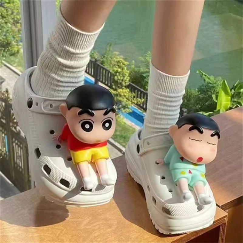 MINISO Personality Cute Cartoon 3D Shoe Charms Funny DIY Sandal & Clog Decorations Holiday Gift For Boys And Girls