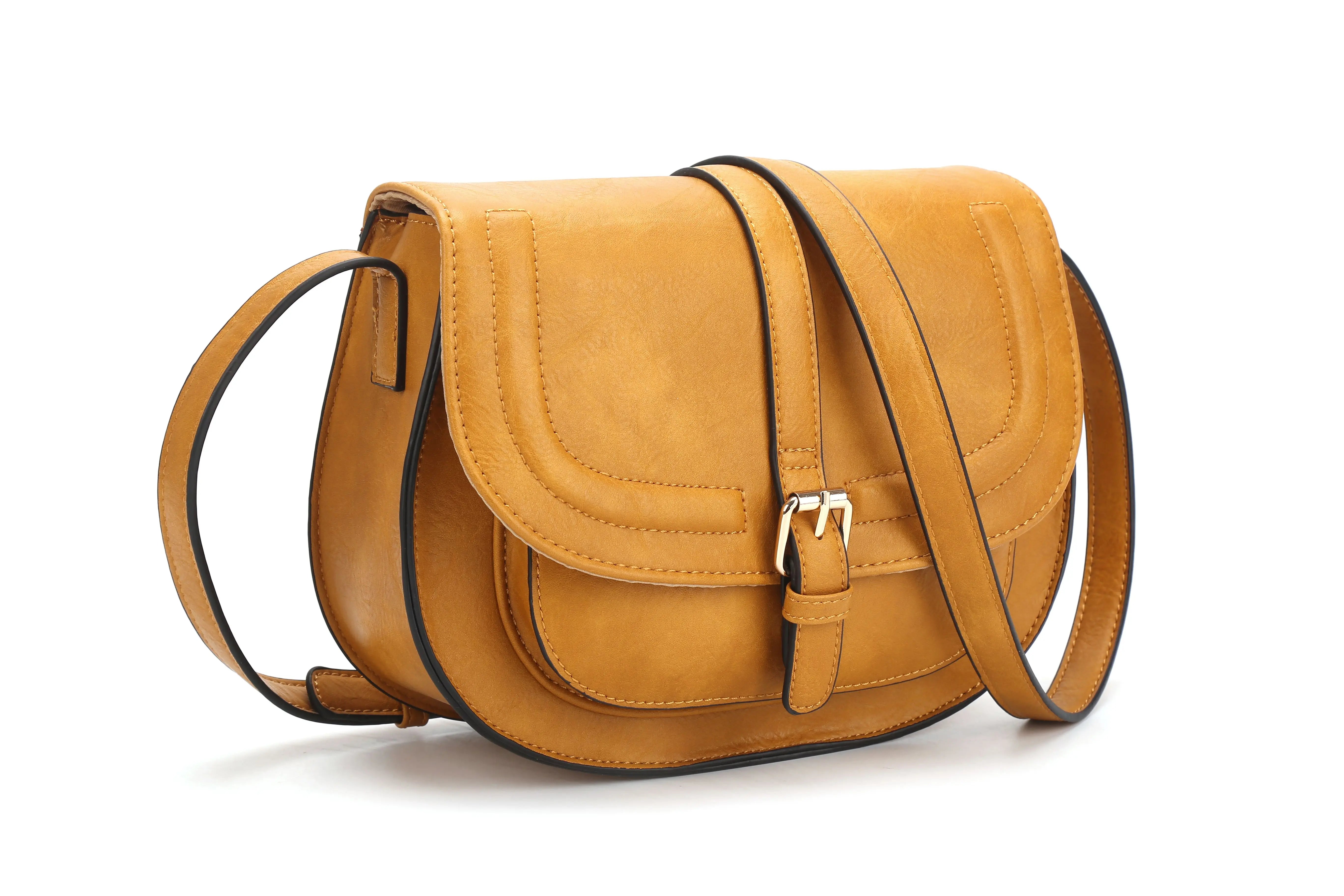 Boho Faux Leather Crossbody Bag For Women With Strap - Smarsty