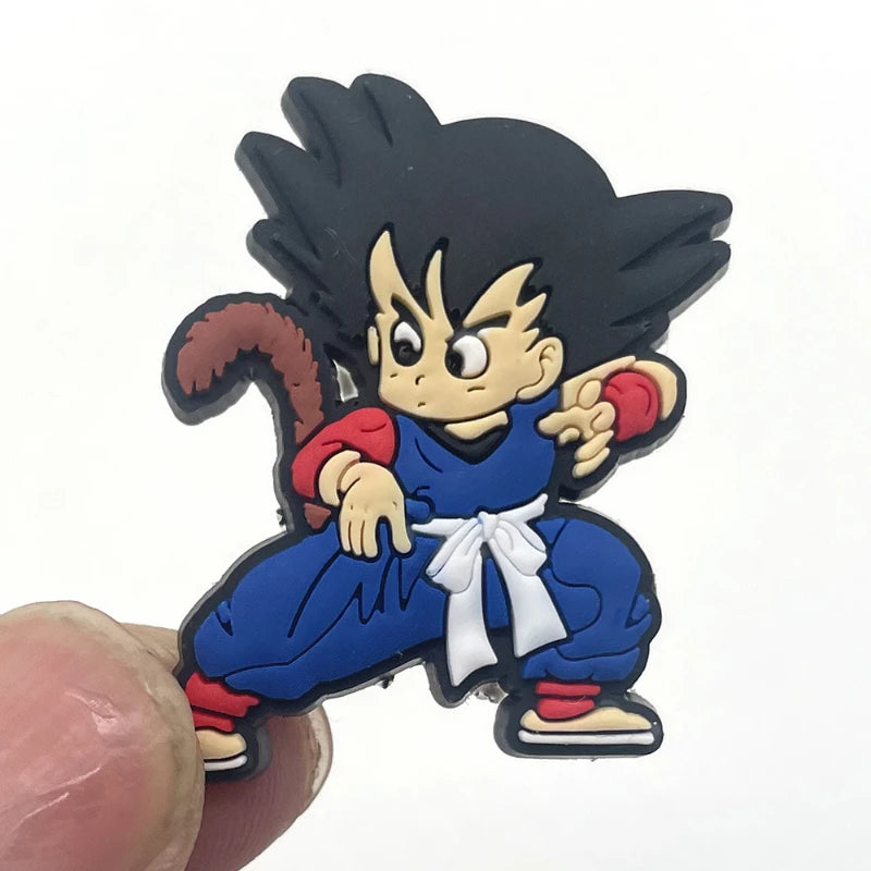 New JIBBITZ Dragon Ball Shoe Charm For Clogs PVC Waterproof Sandals Decorate Buckle Decorations Accessories Toys Gift