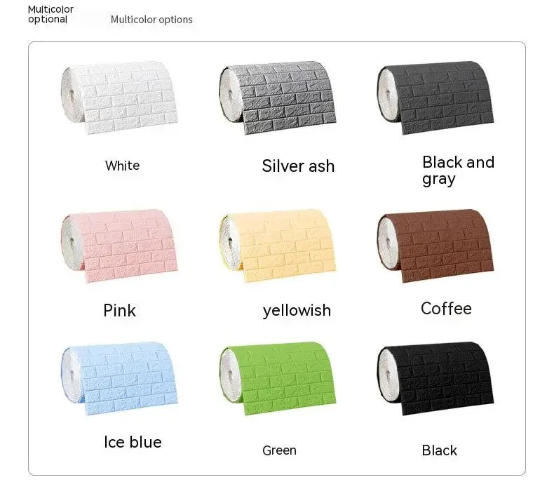 Self-Adhesive 3D Brick Wallpaper for Stylish Decor - Smarsty