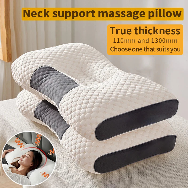 Cervical Neck Pillow for Sleep and Massage Support - Smarsty