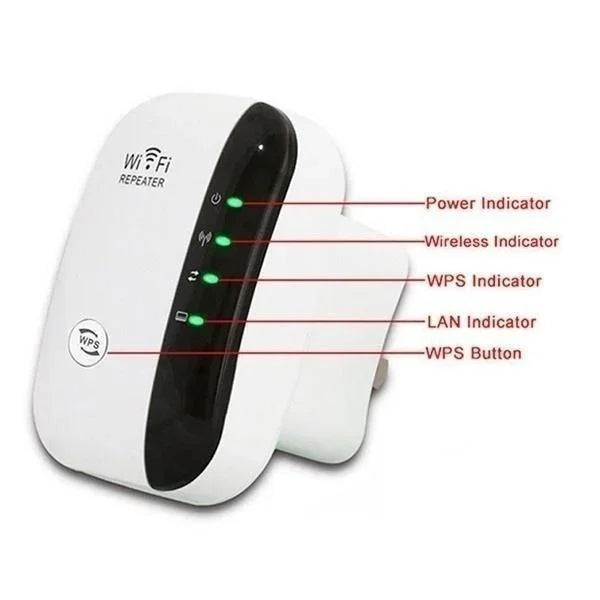 WiFi Repeater Signal Amplifier for Extended Coverage - Smarsty