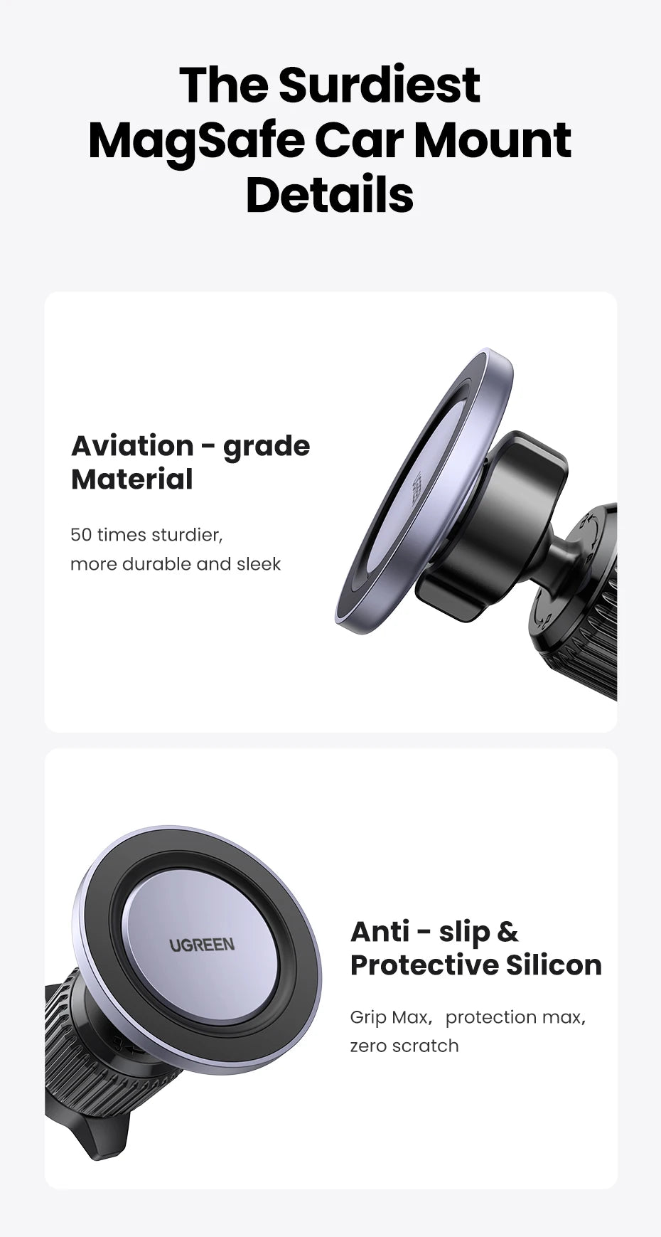 Magnetic Car Phone Holder Air Vent Mount For IPhone - Smarsty