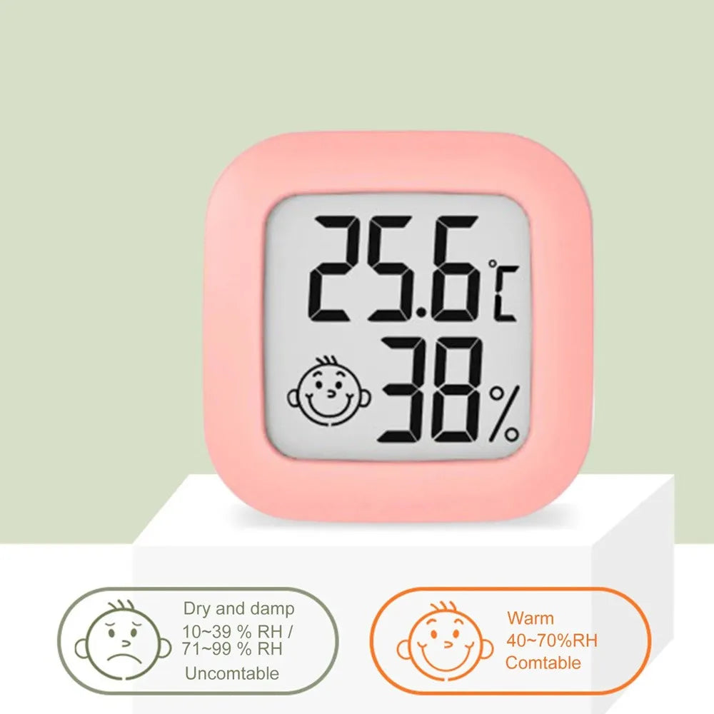 Digital Thermometer Hygrometer Indoor Room Temperature LCD Electronic Humidity Meter Sensor Gauge Weather Station For Home - Smarsty
