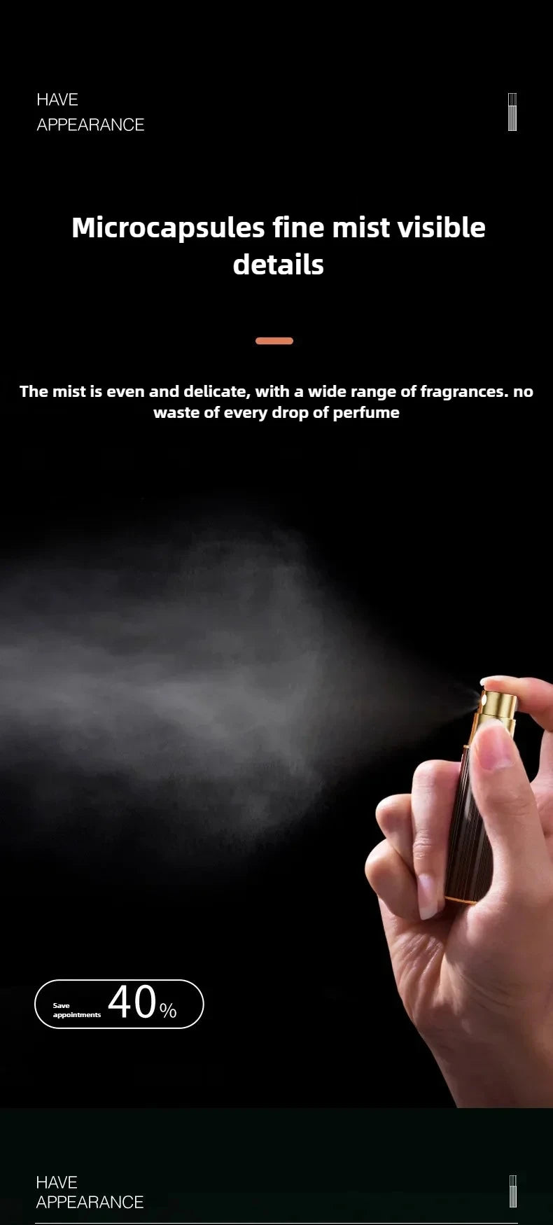 Mini Refillable Perfume Spray Dispenser Bottles Portable Convenience - Smarsty