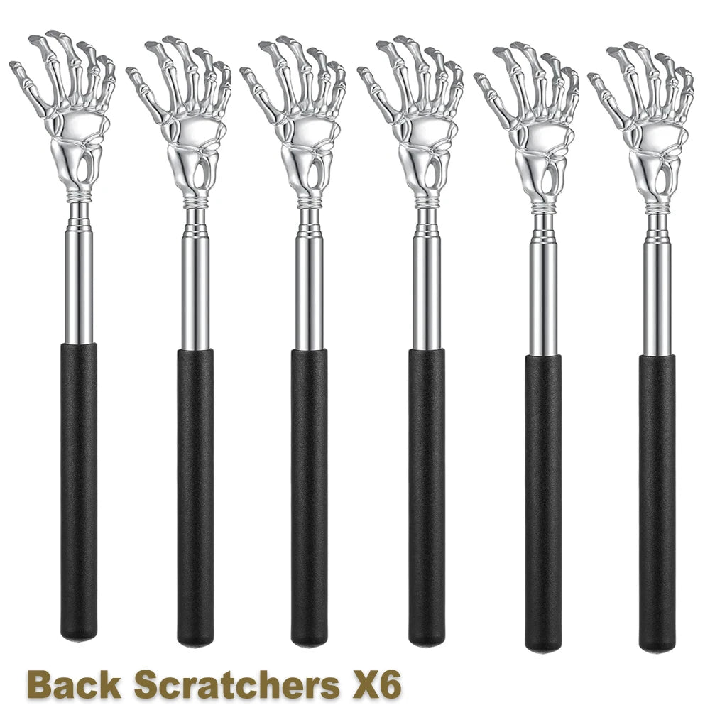 Portable Extendable Back Scratcher Stainless Steel Telescoping Back Scratcher for Both Human and Pets Extendable Back Massager - Smarsty
