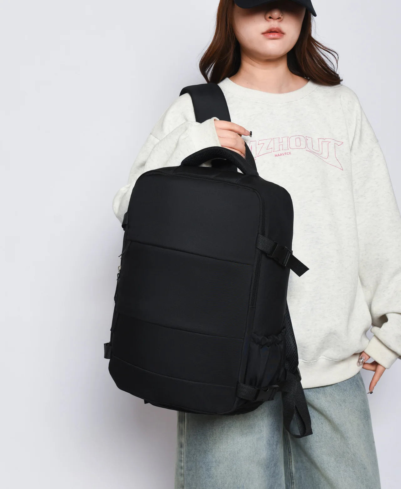 Couples Leisure Lightweight Backpack Travel Backpack Female New Backpack Student Schoolbag Large Capacity Travel Commuter Luggag - Smarsty