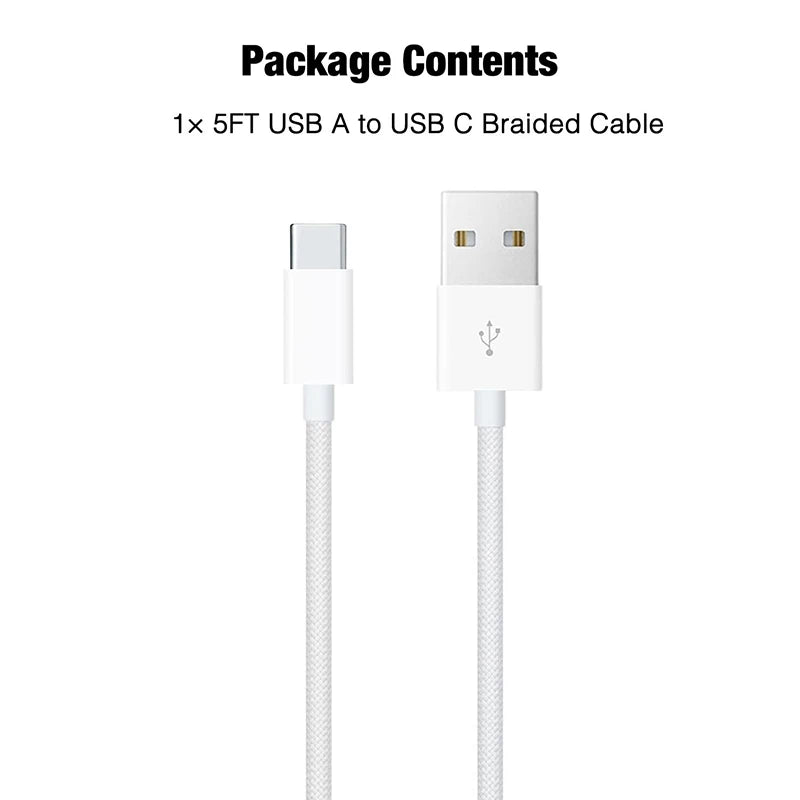 Original 60W USB to USB-C Carplay Fast Charging Cable For Apple iPhone 17 16 Pro Max 15 Plus Type C Charge Xiaomi Samsung Cable - Smarsty