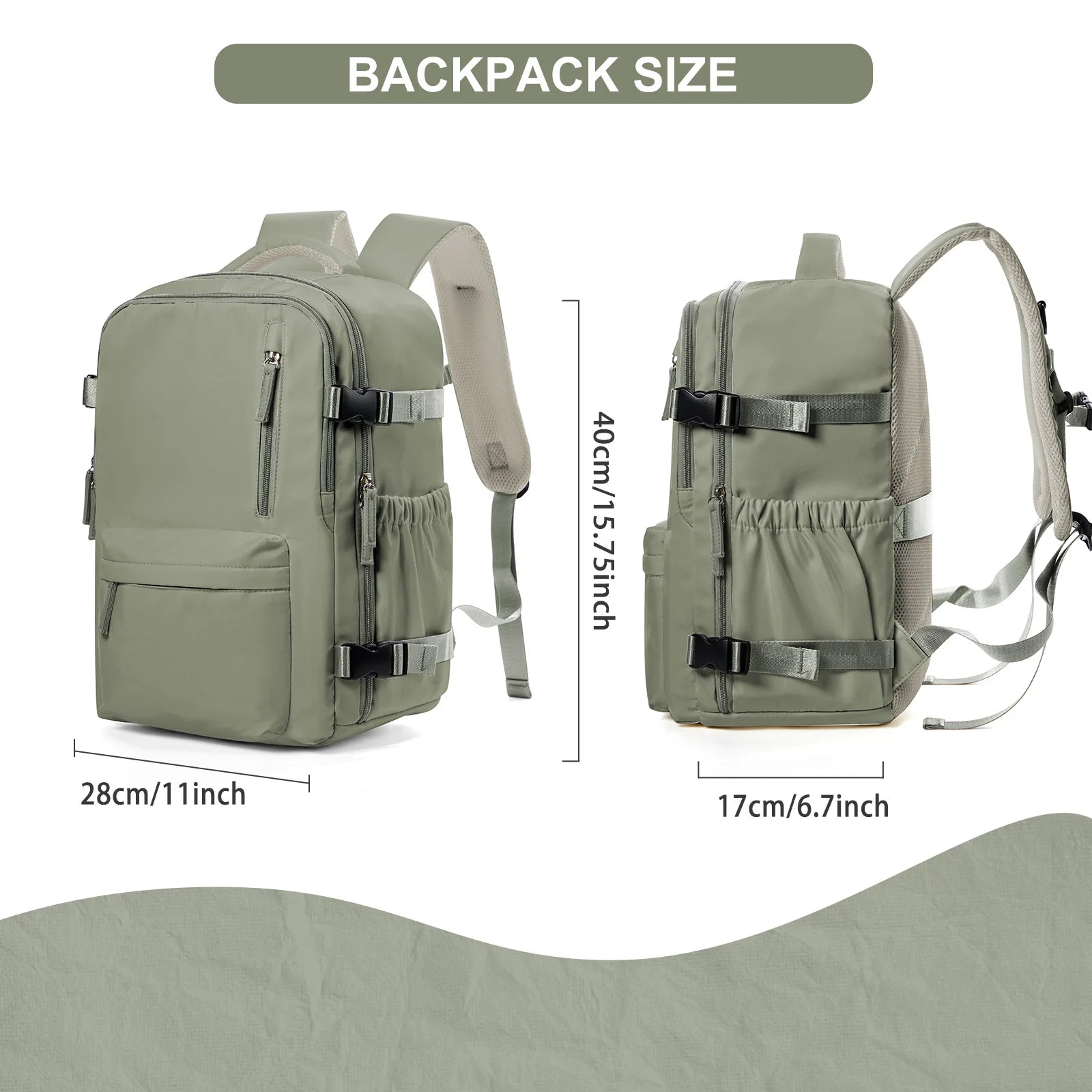 Cabin Airplane Travel Backpack 40x30x20, Hand Luggage Cabin Backpack Wizzair 40x30x20 Carry-Ons Men Women 15.6 inch Laptop Bags - Smarsty