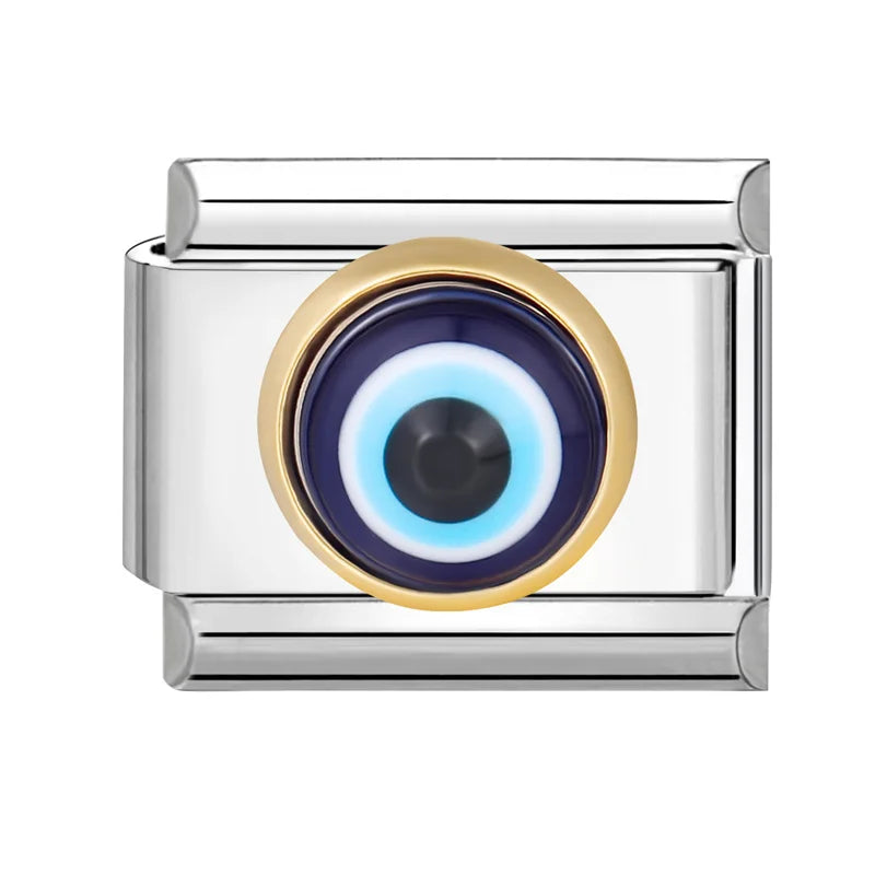 Italian Stainless Steel Charm Links For 9mm Bracelets - Smarsty